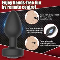 Vibrador Anal para hombres, masaje de próstata, consolador con Control remoto inalámbrico, vibradores con tapón Anal para mujeres, Juguetes sexuales para adultos - details 2