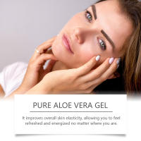Crema Facial de Aloe Vera Reparación de Quemaduras Solar, Hidratante y Iluminador para Piel Sensible y Tirante - details 7