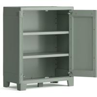 Caja de Almacenamiento de Resina Impermeable 2 Puertas, 4 Baldas Regulables en Altura - details 20
