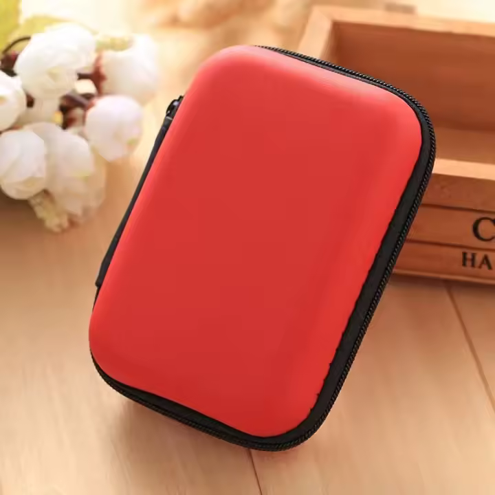 Caja de Mini Auriculares Monedero Portátil para Auriculares con Cable USB Organizador de Cables USB - 1
