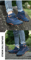 Botas de senderismo tobilleras de marca para niños, zapatillas de senderismo antideslizantes, calzado de escalada de montaña al aire libre, calzado deportivo Unisex para niños - details 32