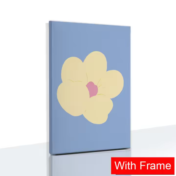 Cuadros de Tulipanes para Mercado de Flores con Marco Pintura Danesa en Lienzo Minimalista para Dormitorio Decoración del Hogar Aestética de Pared - 1