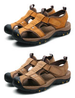 Novedad de verano, sandalias para hombre, sandalias romanas clásicas de cuero, zapatos de playa para exteriores, sandalias informales para senderismo acuático para hombre - details 23
