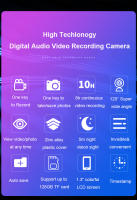 Minicámara A13 HD, grabadora portátil, Micro Webcam, grabación de Audio y vídeo con pantalla LCD, Monitor de reproducción en tiempo Real nativo, clase - details 7