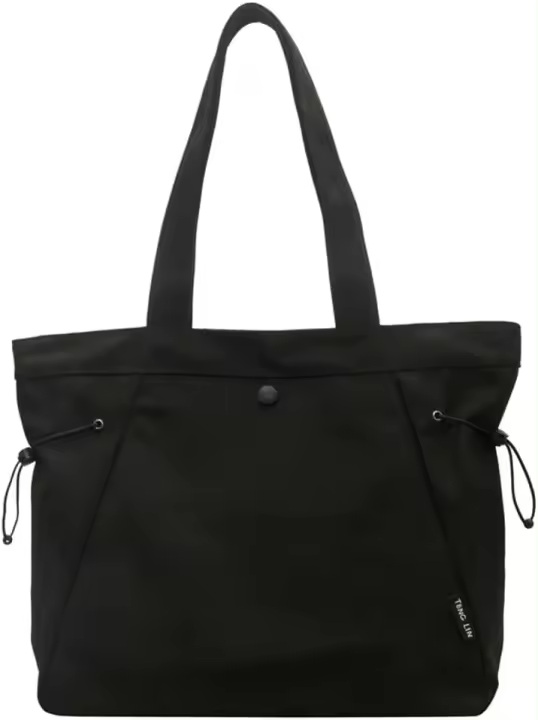 Bolso de mano de lona para mujer, bolso de hombro clásico, bolso informal grande, bolso Hobo, cierre de cremallera - 1