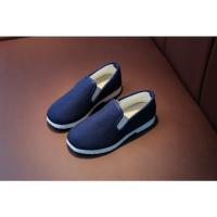 Zapatos de tela Retro Vintage para niños, mocasines casuales tradicionales de estilo chino para actuaciones, vacaciones étnicas suaves - details 15