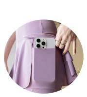 Pantalones cortos deportivos para mujer, Legging con falda para mujer, Legging de yoga con faldas y mallas de tenis para mujer - details 3