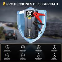 Encendedor de Coche 3-en-1 Portátil Batería de Litio de Alta Potencia 7000A - details 5