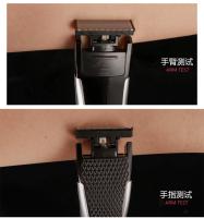 Kemei-Afeitadora eléctrica recargable para hombre y mujer, máquina de afeitar de doble cara, 30 grados, resistente al agua IPX6 - details 2