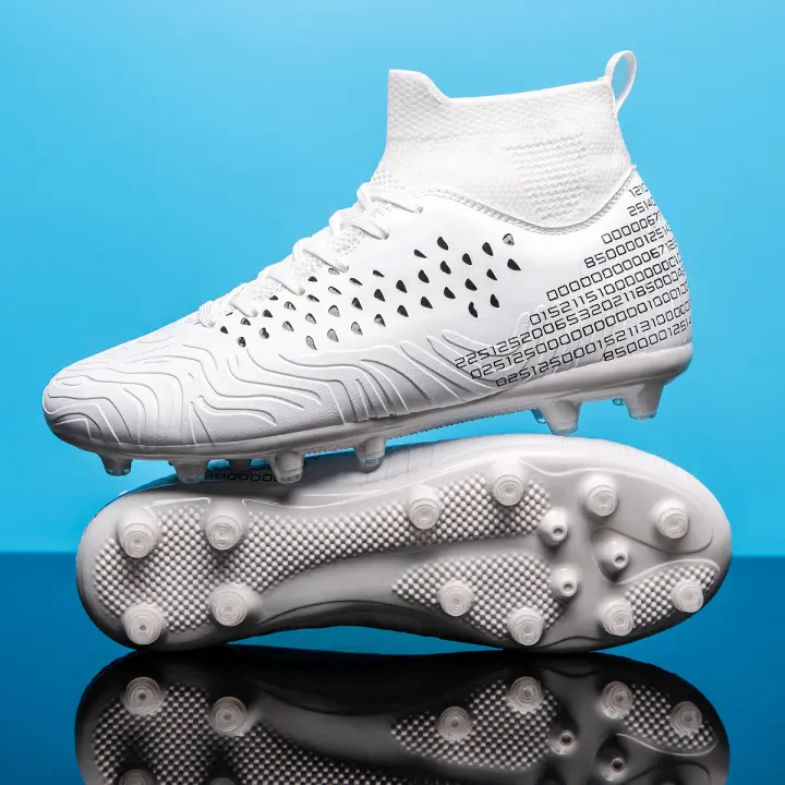 High top AG uñas largas TF uñas rotas competición deportiva zapatos de fútbol - 1