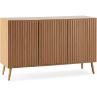 3 Puertas Color Roble, 120 cm (Ancho) 40 cm (Profundidad) 76 cm (Altura) - details 0