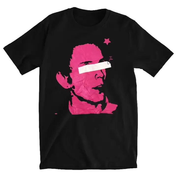 Verano nueva camiseta impresa camiseta de manga corta de hip-hop de algodón para hombres y mujeres camiseta de calle top de alta calidad versátil - 1