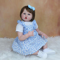 Muñeca de bebé Reborn de silicona hecha a mano, juguete de princesa realista, 60 CM, 24 pulgadas - details 1