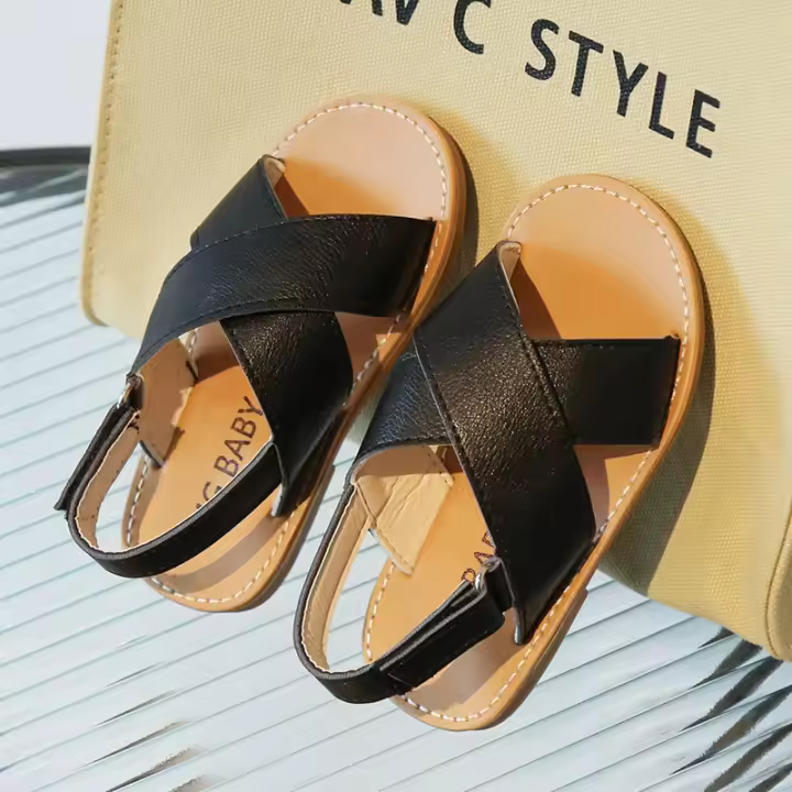 Sandalias de verano para niños y niñas, zapatos de playa a la moda, antideslizantes, suaves y sencillos, 2025 - 1