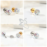 ZS-pendientes de acero inoxidable para mujer y niña, aretes de 20G con forma de corazón, estrella, Circonia cúbica, cristal, Piercing para el lóbulo y la hélice del cartílago, 1 unidad - details 10