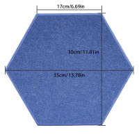 Paneles acústicos hexagonales autoadhesivos, espuma acústica de 12 piezas, aislamiento acústico, pared insonorizada de alta densidad para decoración de pared - details 1