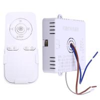 Luz de ventilador de techo para dormitorio, Control remoto, 100W, controlador de recepción, accesorios de luz de ventilador, 30-50W X 2 - details 1