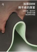 Estera de Yoga de Tpe, 183x80/61x0,8, ensanchada esterilla de Fitness, antideslizante gruesa, absorción de impacto, aislamiento acústico, estera de suelo con cuerda para saltar - details 2