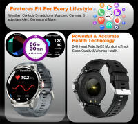 Nuevo Reloj Inteligente súper AMOLED de 1,85 pulgadas, Rastreador GPS, llamada Bluetooth HD; para hombres,batería grande de 710 mah, Pronóstico del tiempo real,Frecuencia cardíaca,ip68 impermeable, 400 + reloj inteligente de Mesa Pare   2024 - details 7