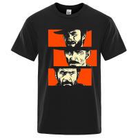 Camiseta con Estampado de el Bueno el Feo y el Malo para Hombre, Prenda de Algodón, Escote Redondo, Película de Vaqueros, Tuco, Ojos de Ángel, Rubio, Ropa de Alta Calidad - details 5
