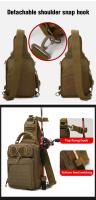 Bolsa táctica de Camping para hombre, bolso de hombro, láser Molle, para caza y senderismo - details 5