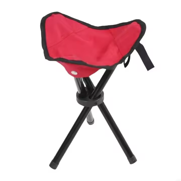 Silla Portátil Plegable de 3 Patas Ideal para Senderismo, Camping, Pesca, Picnic, Playa, Barbacoa, Viajes, Mochila, Asiento de Jardín - 1