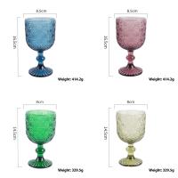 Juego de 4 copas de vino para aniversario, rojo o cristalería para cerveza, jugo, cola, whisky, agua, regalo de Navidad - details 5