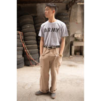 Camiseta de Entrenamiento Físico Militar de Alta Calidad Estilo PT Camiseta de Gimnasio Reflectante para Hombres en Verano - details 9