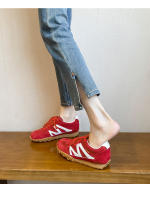 Zapatillas de deporte Zapatos de mujer Color de cuero a juego Casual Transpirable Versátil Retro Zapatos de entrenamiento alemanes - details 16