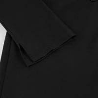 Vestido negro estilo traje diseño de viaje sentido elegante falda corta de moda para mujer - details 16