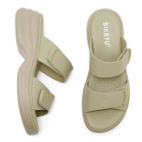 159-1 Nuevas Sandalias de Mujer 2025 Moda Casual Versátiles con Velcro Suela Gruesa - details 3