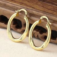 Patrón de tallado giratorio dorado para mujer serie Huitan-2025, pendientes redondos de moda, joyería de Metal multifuncional - details 26