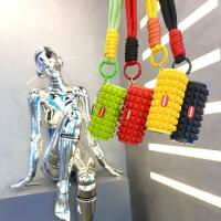 Llavero de espuma 3D tejido a mano, decoración de bolso antipérdida, Mini juguete antiestrés, baratija, llavero de Yoga DIY, regalos de gimnasio - details 9