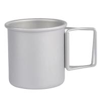 Taza de agua para acampar al aire libre, vajilla de aluminio plegable portátil para senderismo, Picnic y montañismo, 300ml - details 9
