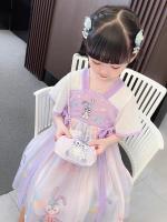 Hanfu-vestido chino de primavera y verano para niña, disfraz súper inmortal para niño, falda de estilo antiguo - details 4