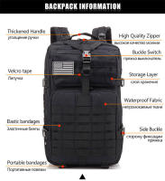 Mochila Táctica Impermeable de 50L Diseño Sólido de Nylon Ideal para Senderismo, Camping, Deportes de Aire Libre y Actividades al Aire Libre - details 7