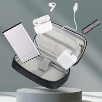 Bolsa de almacenamiento de cables de datos de gran capacidad, caja de almacenamiento de dispositivos digitales portátil multicapa, multifuncional a prueba de polvo - details 8