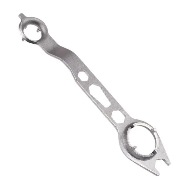 Llave de amoladora angular de sujeción estable, llave de doble cabeza multiusos de 4 garras de alta resistencia, acero grueso, ahorro de trabajo - 1