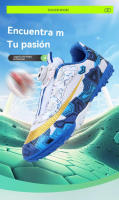 Zapatos de fútbol versátiles, uñas rotas TF, césped artificial para campos deportivos, entrenamiento de competición, antideslizante y transpirable - details 1