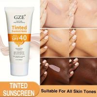 Protección Solar Tinteada con Vitamina C GZE Pantalón Mineral Hidratante con Zinc Oxido y Titanio Dioxido Brillo Saludable para la Piel - details 3