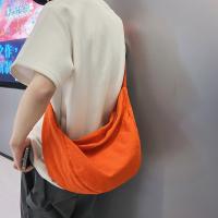 Bolso Bandolera De Lona Sólida Para Mujer Gran Capacidad Bolso De Compras Y Estudiante Bolso De Hombro Unisex Para Escuela - details 8