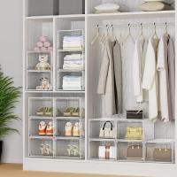 Cajas de Zapatos de Plástico Transparente 12 Cajas de Almacenamiento Apilables para Mujeres/Hombres - details 4