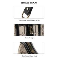 CH Trendy Letter Designer Modelo Vintage Color sólido Bolso impreso Cadena de damas 2024 Nuevo bolso clásico para mujer Mochila de lujo de alta gama - details 9