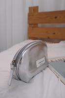 Minimalista Bolsa de Cosméticos de Plata PU Organizador Portátil con Alta Sensación - details 10