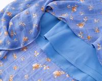 Vestido retro francés con volantes, borde de cordón, correa en la cintura, vestido corto floral, vestido largo de vacaciones, fiesta, falda. - details 6