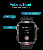 Reloj inteligente militar para hombre, pulsera con seguimiento GPS, Bluetooth, llamadas, batería de 2024 Mah, brújula, iluminación LED, novedad de 600 - details 15