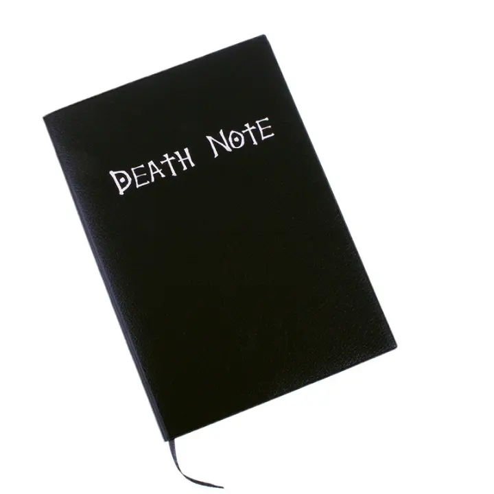 Juego de Cuaderno de Anime Death Note, diario de cuero coleccionable, cuaderno escolar grande, diario de escritura con tema de Anime - 1
