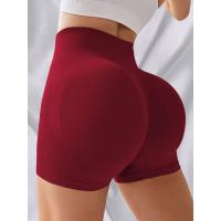 Pantalones cortos de impacto de cintura baja para mujer, pantalones cortos acanalados para entrenamiento, pantalones cortos de gimnasio, pantalones cortos de Yoga sin costuras - details 1