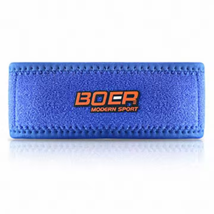 Rodilleras ajustables, almohadillas con absorción de impacto, correa de soporte para rodilla transpirable, Protector de tendón de rodilla, banda para rótula - 1