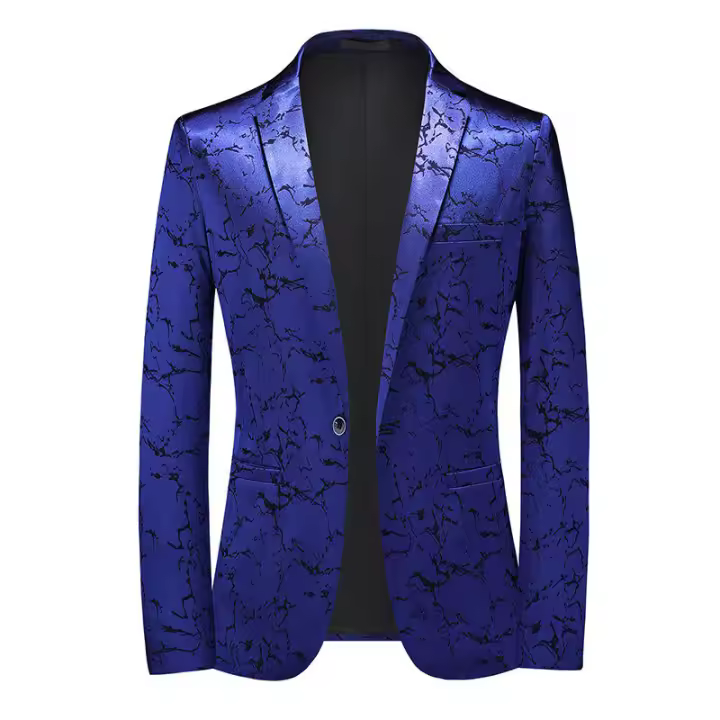 Nuevo traje de moda fino informal de negocios para primavera y otoño, abrigo individual superior para hombre occidental - 1